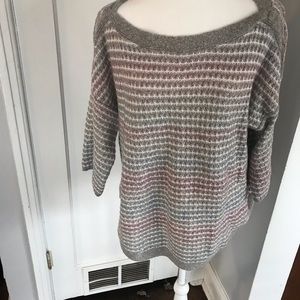 Sunday gray stripe sweater